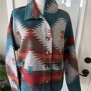 Multicolor Patterned Women's Jacket